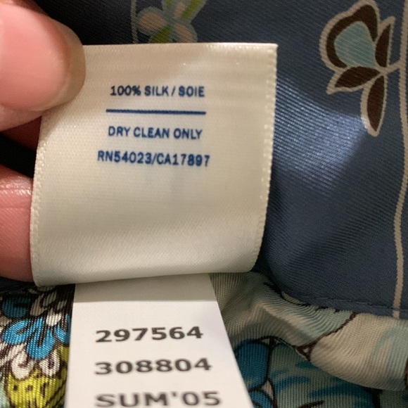 Old Navy women's maternity floral silk tank top size large - Picture 5 of 5